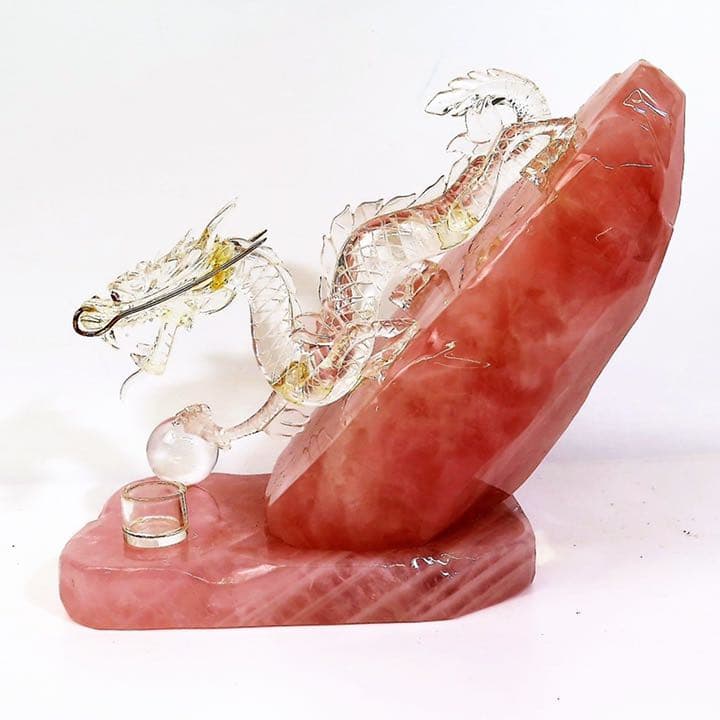 天一龍 紅水晶 ルビー 金 証明書付き