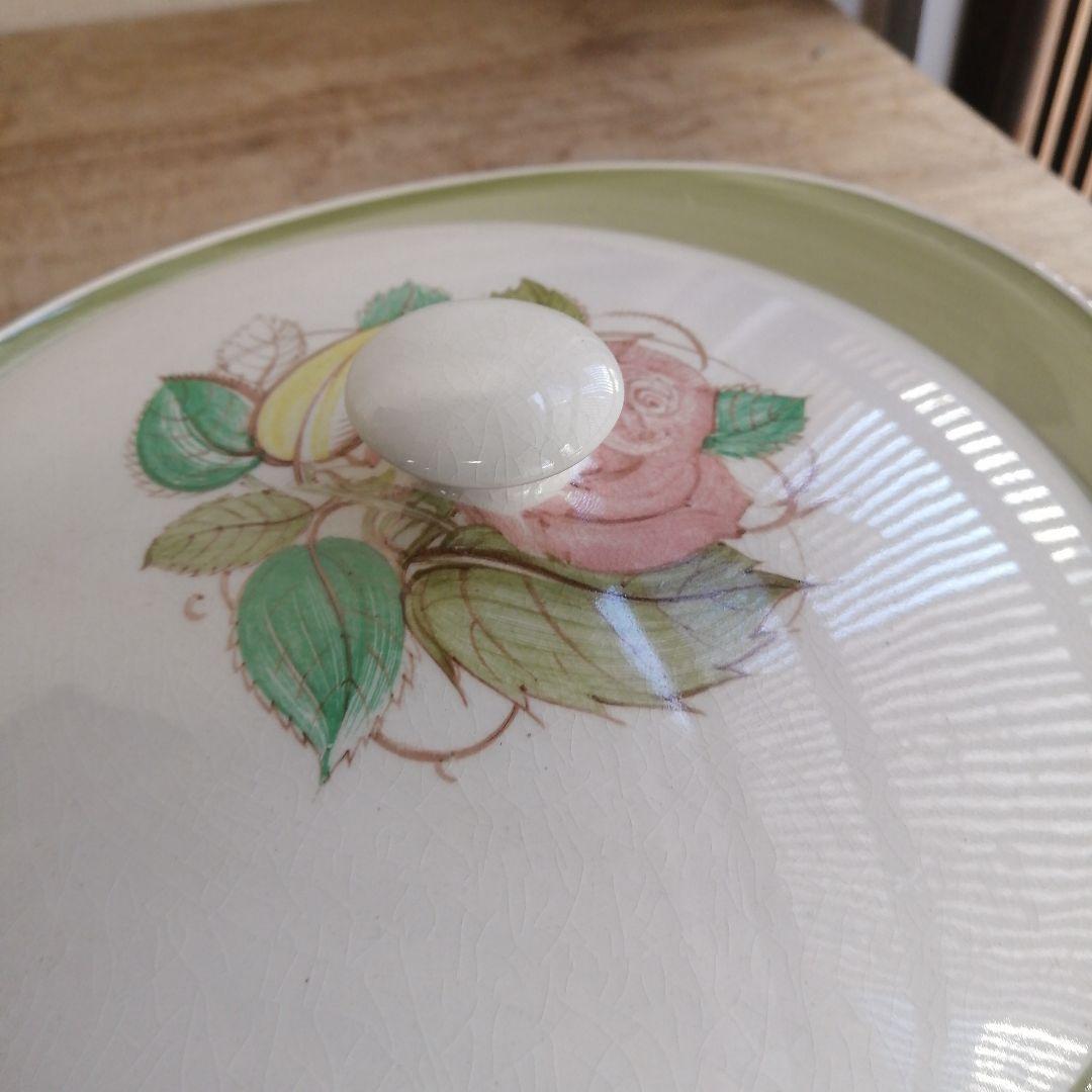 スージークーパー　パトリシアローズ　チュリーン　蓋付　イギリス　アンティーク