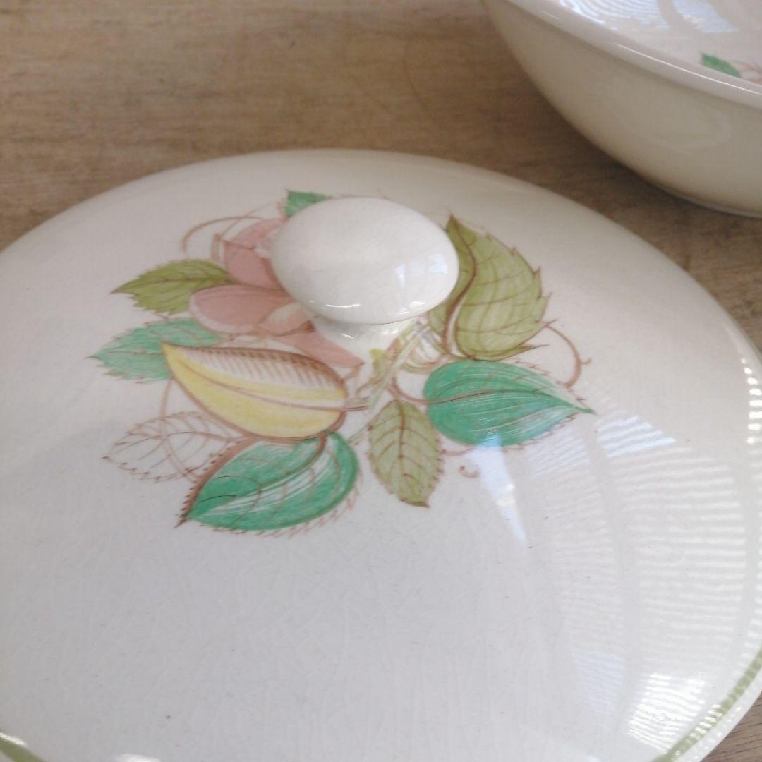 スージークーパー　パトリシアローズ　チュリーン　蓋付　イギリス　アンティーク