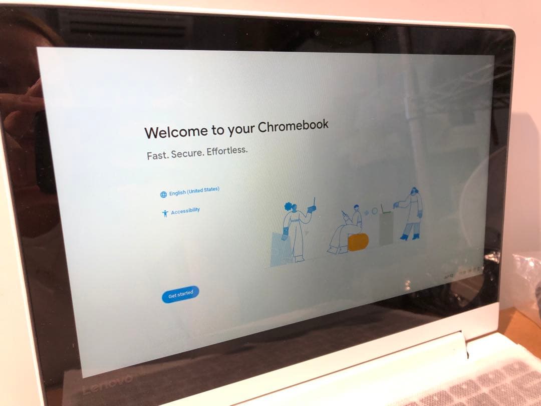 s1749 美品 Lenovo クロムブック C330 ホワイト パソコン