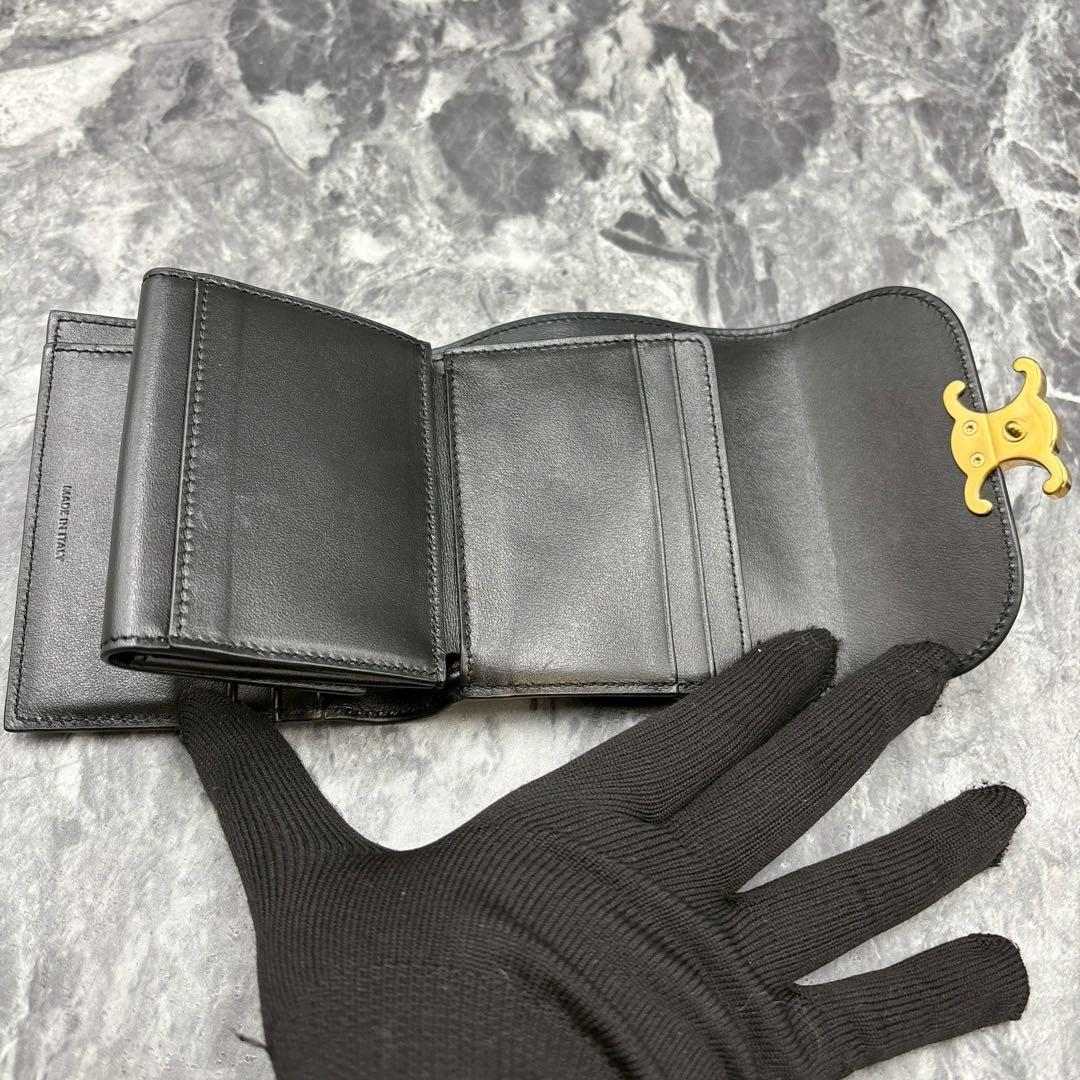 みつ ✨セリーヌ　トリンオフ　三つ折り財布