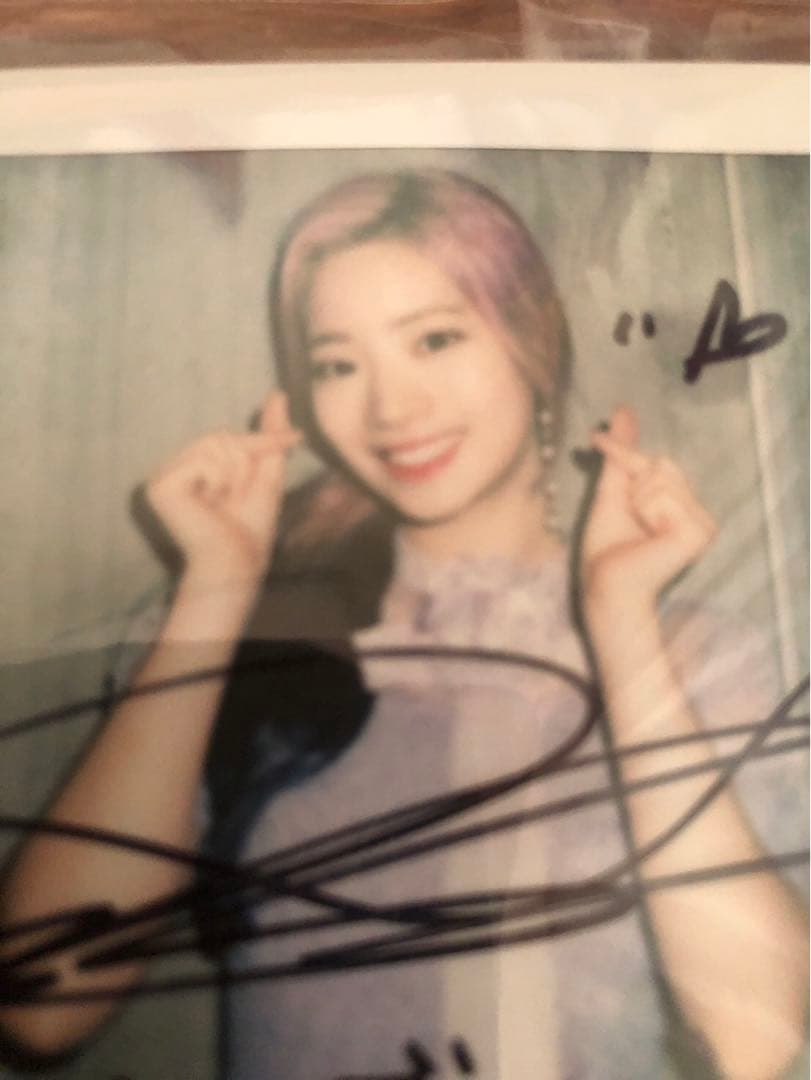 TWICE ダヒョン　直筆サイン入りチェキ