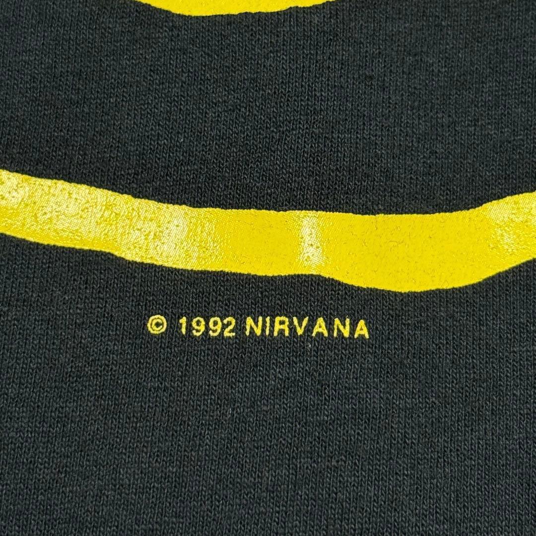 希少 XL 00's NIRVANA SMILE Tシャツ 1992 anvil