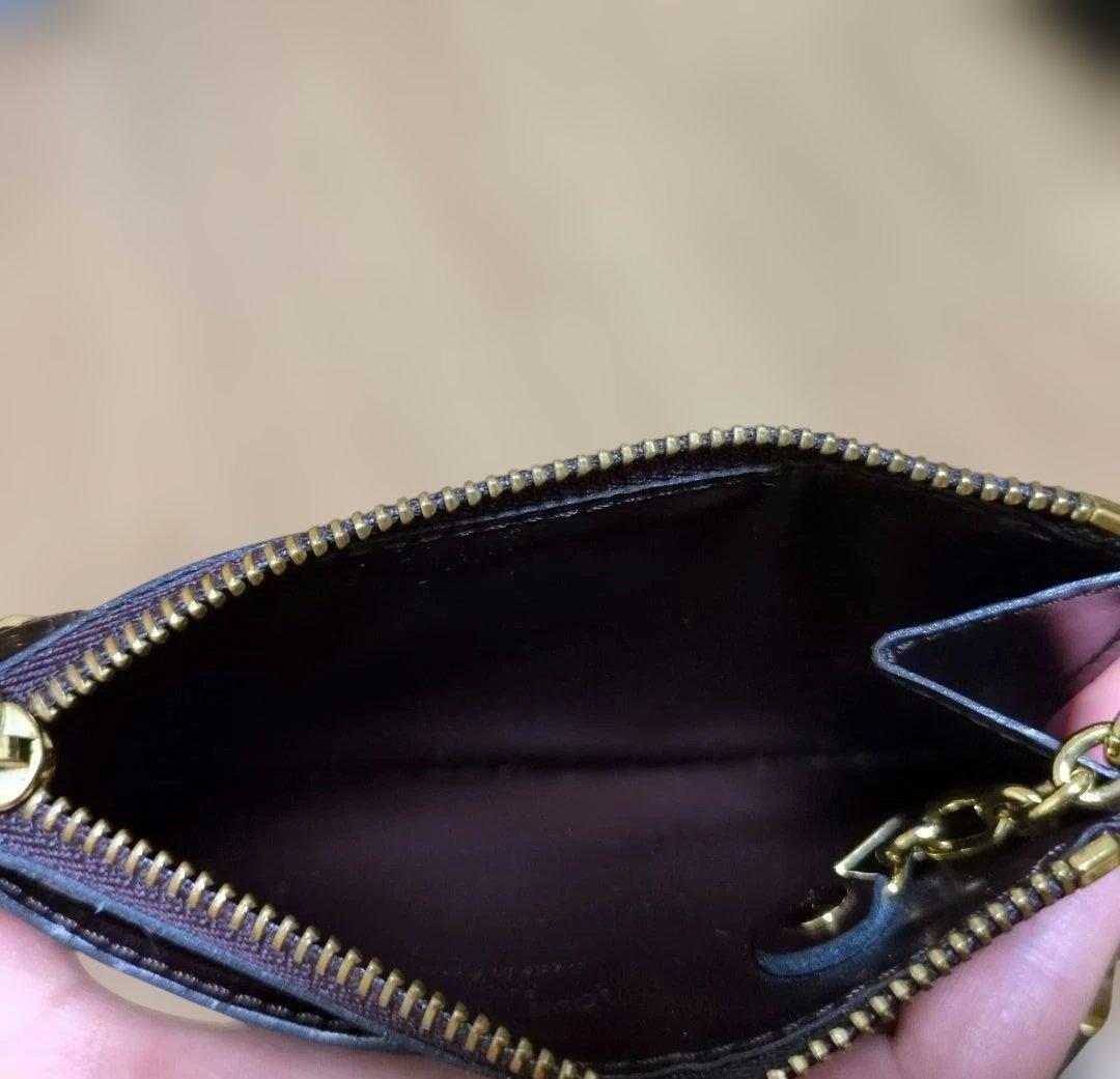 ルイヴィトン　ヴェルニ　ケース　キーケース　アマラント