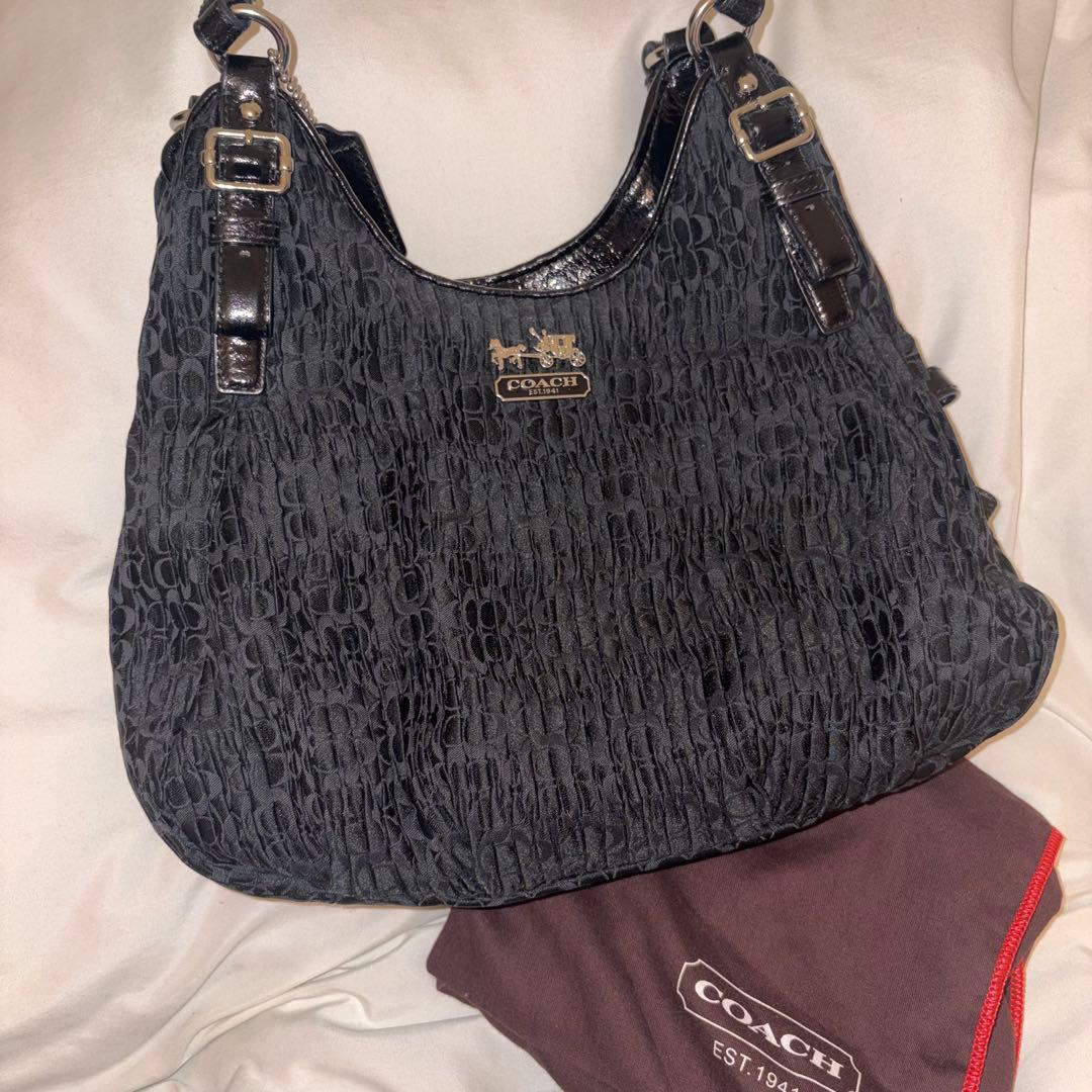 COACH ブラック ハンドバッグ 袋付き