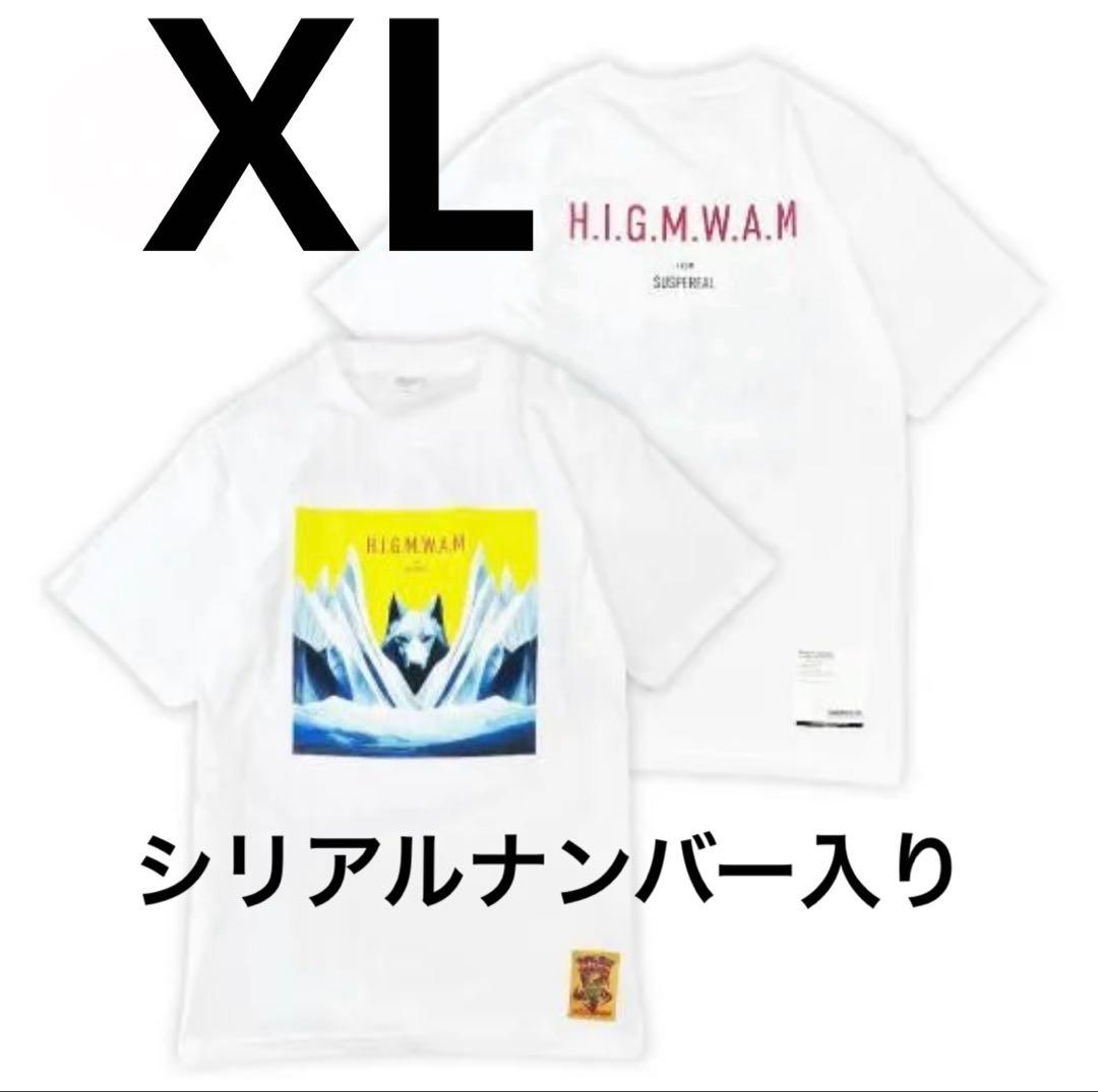 マンウィズ　H.I.G.M.W.A.M Tシャツ（ホワイト）XLサイズ