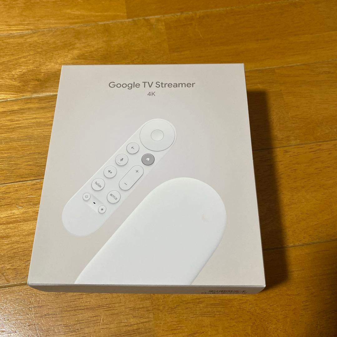 Google TV streamer（4K）音声リモコン付き