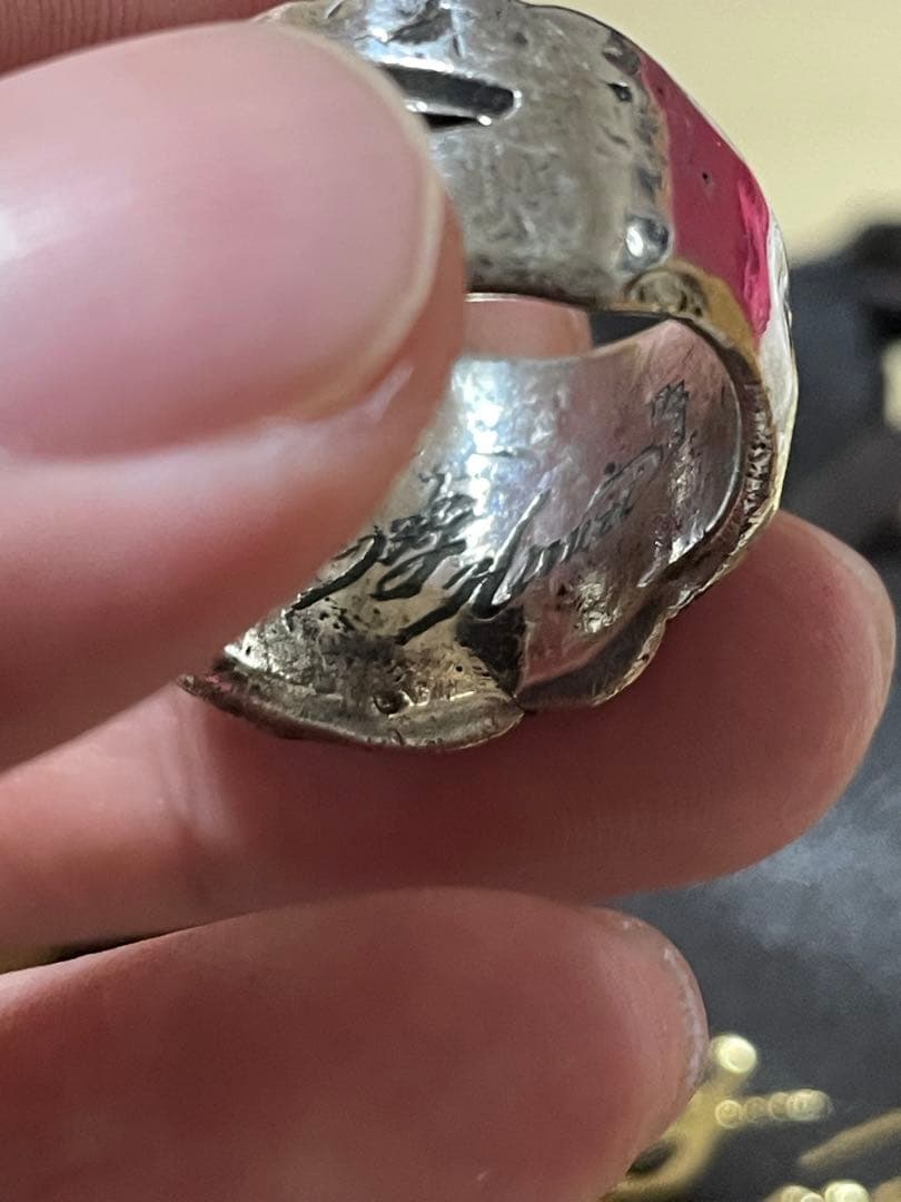 ビッグハンド　big hand ターコイズリング　シルバー925