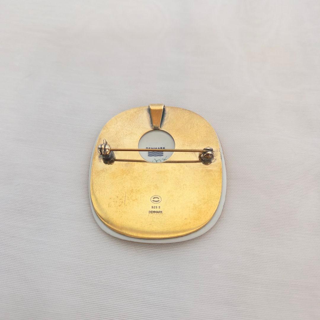 アラン　ロイヤルコペンハーゲン　フローラダニカ　ブローチ