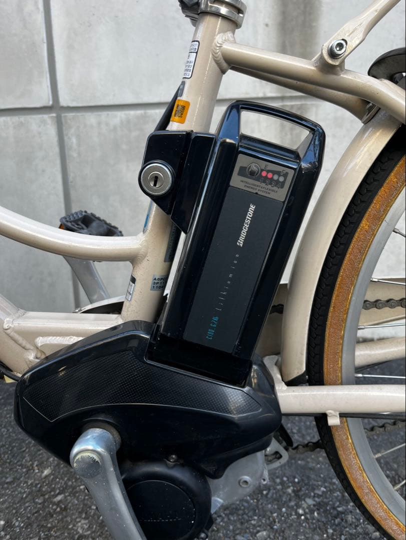 BRIDGESTONE 電動自転車 アシスタプリマ　26インチ　ミルクベージュ
