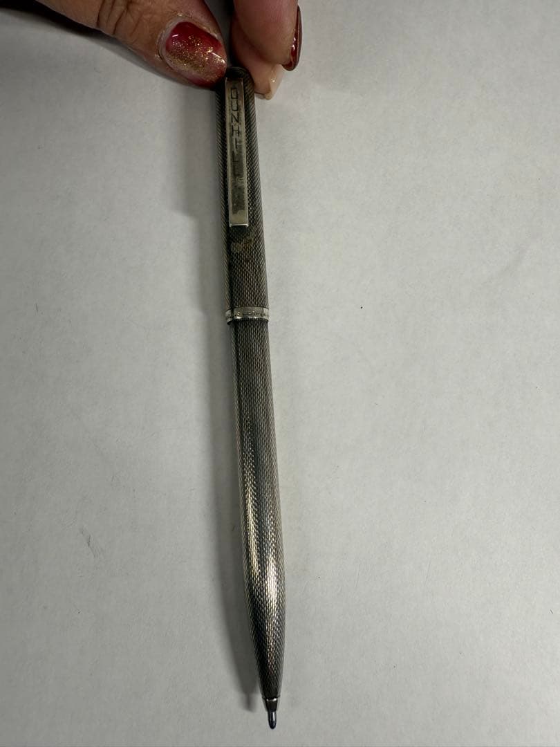 ★高級筆記具★ DUNHILL 925銀製 STERLING製 ボールペン★