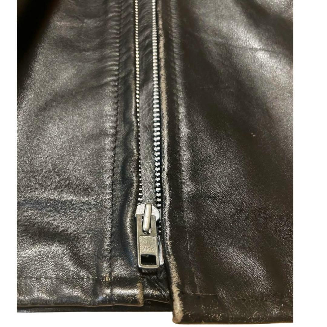 タ*郎様 Schott ショット 641 シングルライダース 40 本革 ブラッ