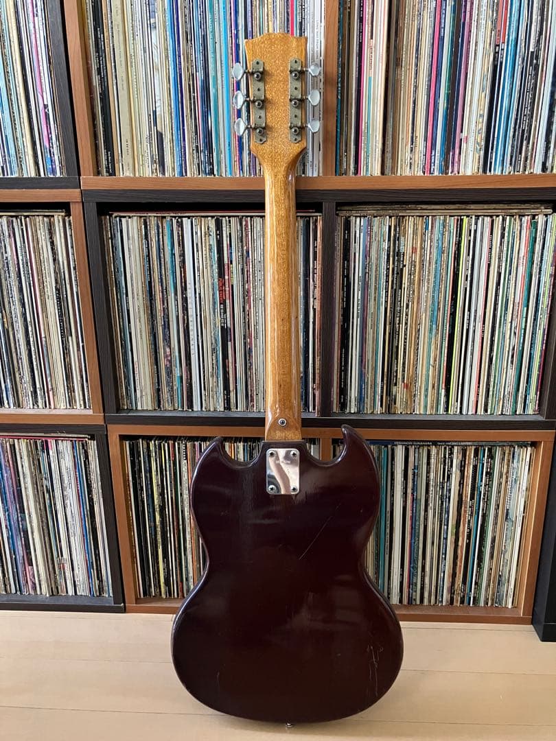 Grantson エレキギター バーガンディ