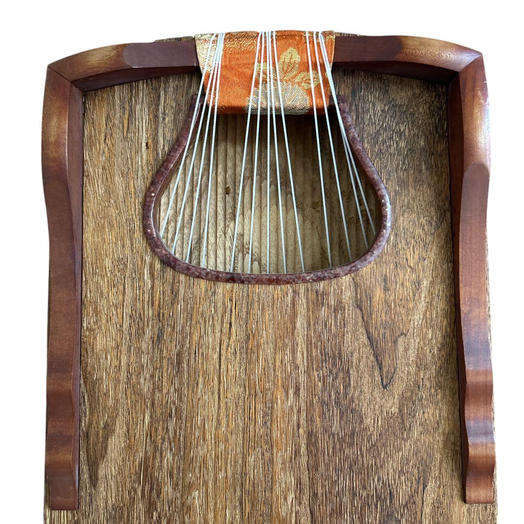 琴　13弦　琴柱　すだれ彫　お琴　弦楽器　練習用