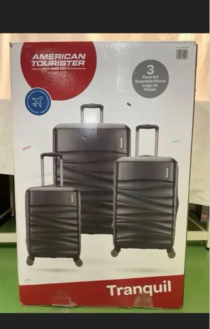 ◼️大人気商品◼️赤字覚悟　アメリカンツーリスタースーツケース 3個セット ブラック