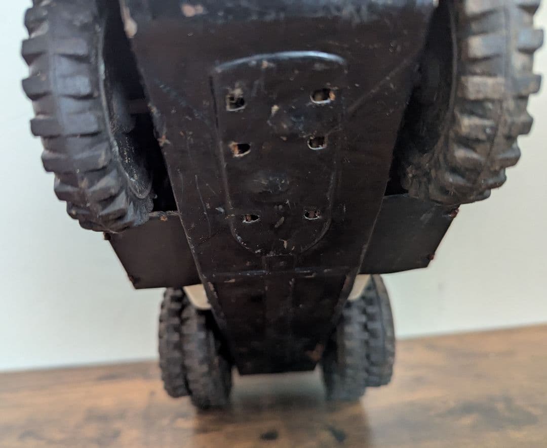 【昭和レトロ】ブリキのおもちゃ/Chevrolet 80 ダンプトラック 赤/緑