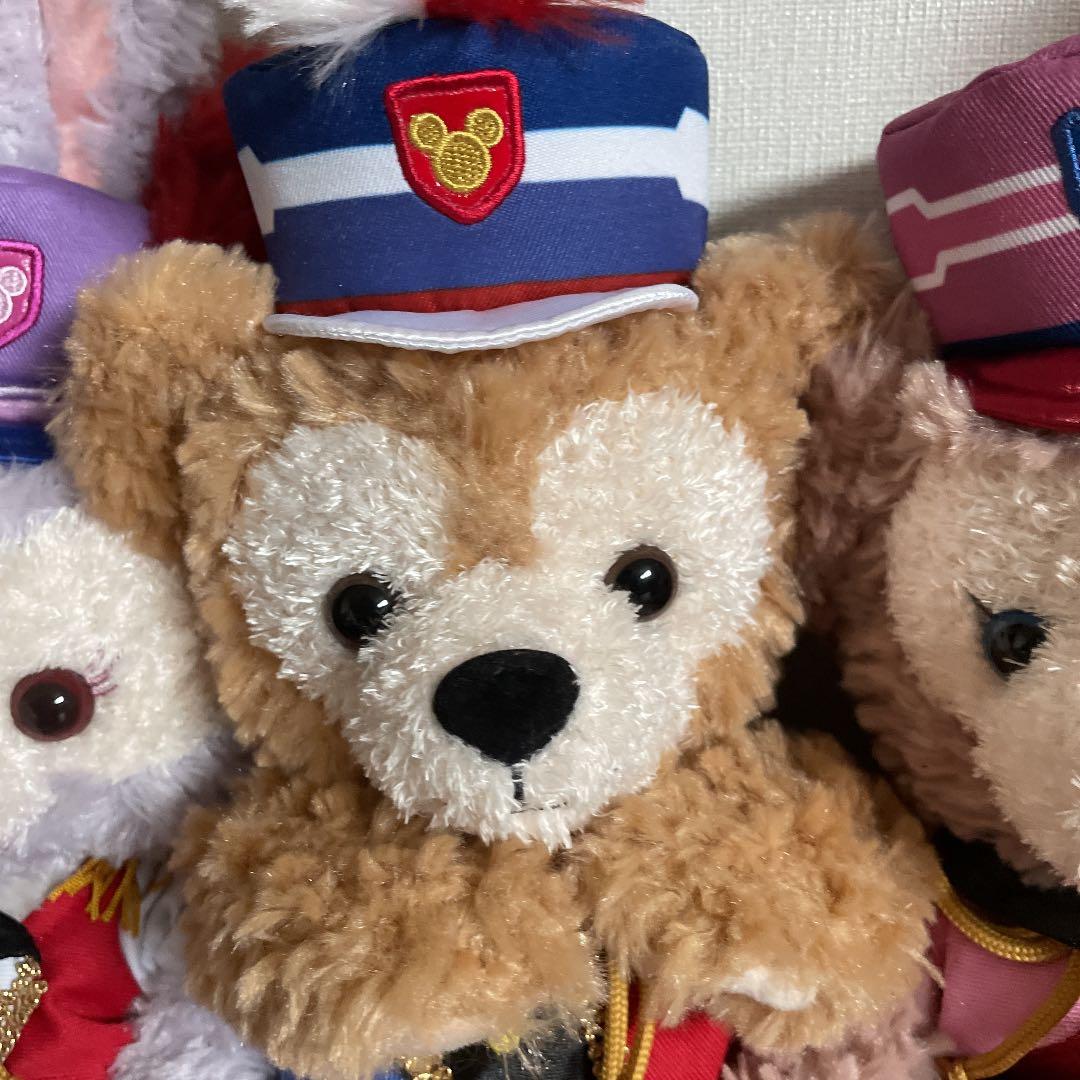 ハッピーマーチングファン　ぬいぐるみ　ダッフィー　ジェラトーニ　ステラルー