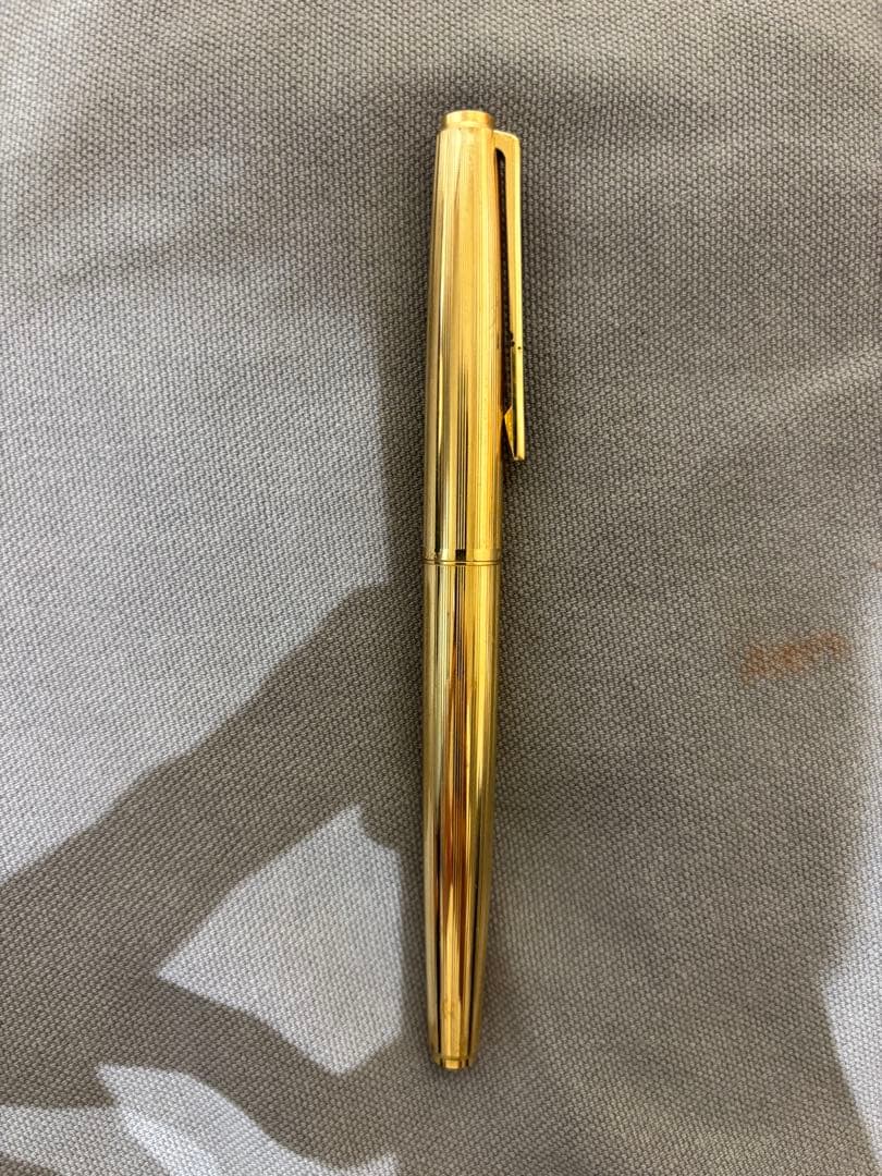 PILOT パイロット 万年筆 ペン先18K-750 ボディ R14K ゴールド
