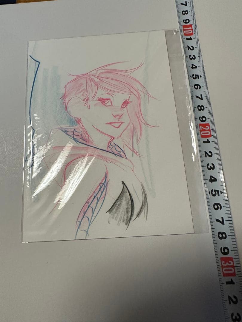 スパイダーグウェン　ダスティングウェン直筆画　サイン入り