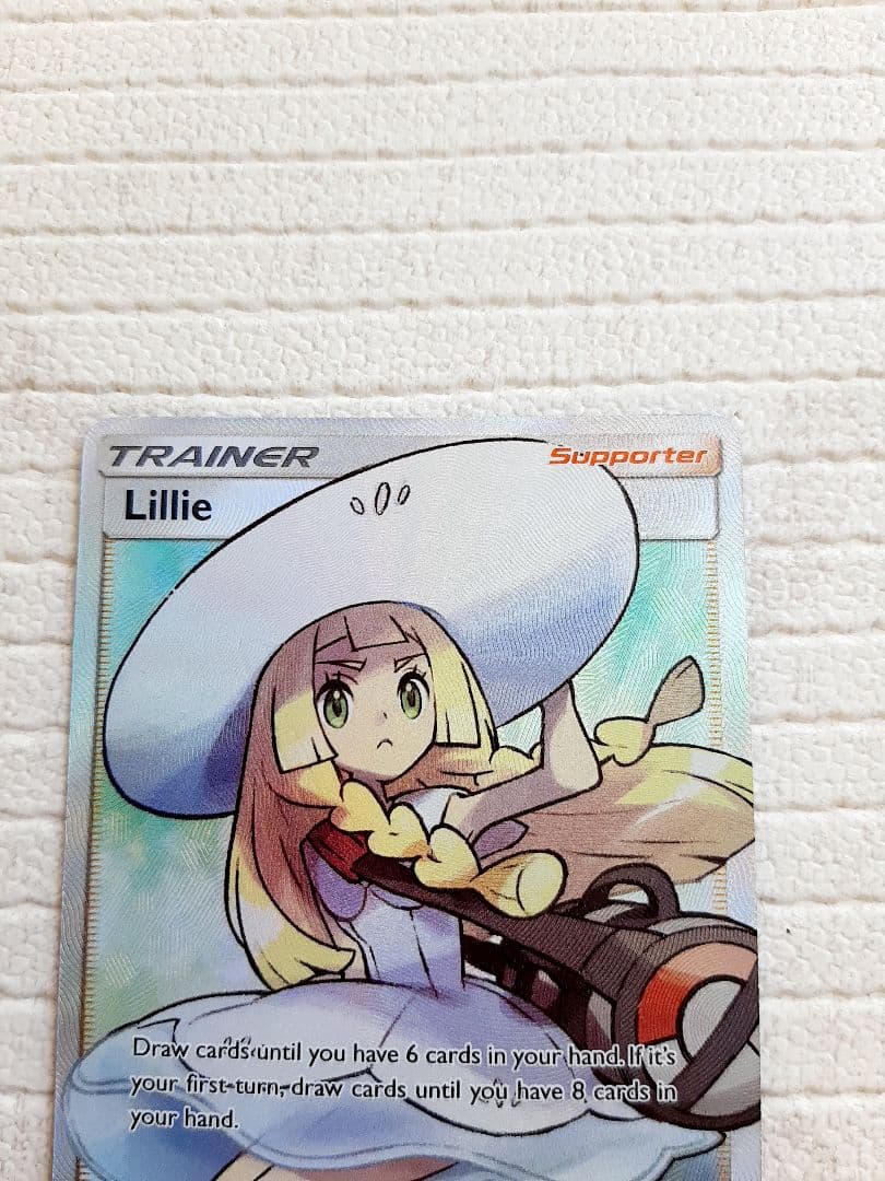 ポケカ　帽子　リーリエSR コレクションムーン 海外　英語