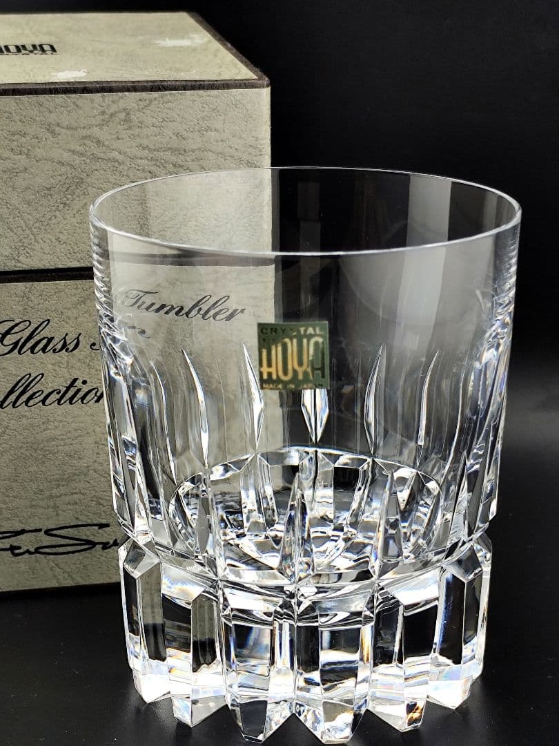 超希少品✦ホヤクリスタル HOYA 佐々文夫サイン無（切子、江戸切子、薩摩切子）