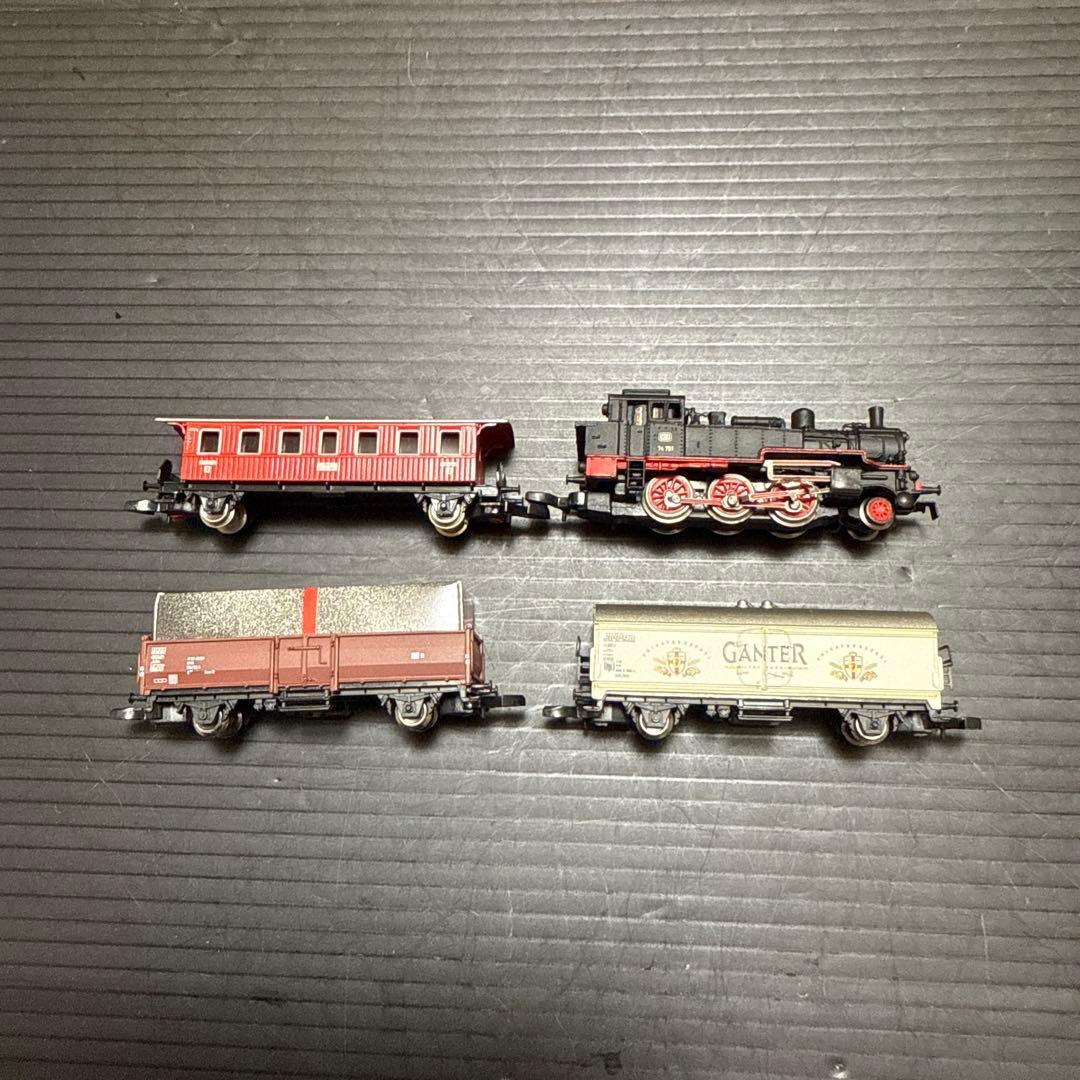［ジャンク］鉄道模型　Zゲージ　メルクリン　蒸気機関車/貨車　いろいろまとめ