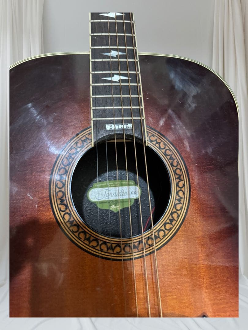 レフティ スプルース単板 81年製 morris tornado xx エレアコ