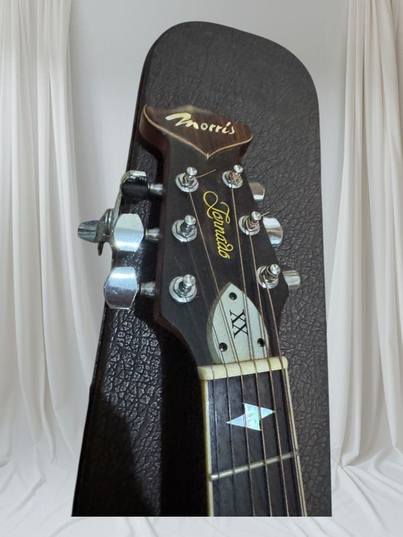 レフティ スプルース単板 81年製 morris tornado xx エレアコ