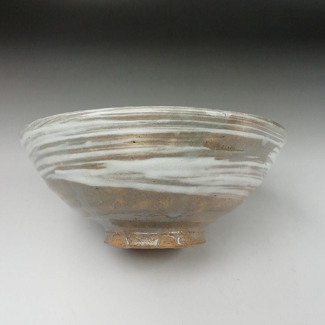 Ｔ３９０　茶碗　『刷毛目　平茶碗』『寿平 造』　共箱　抹茶碗　茶道具