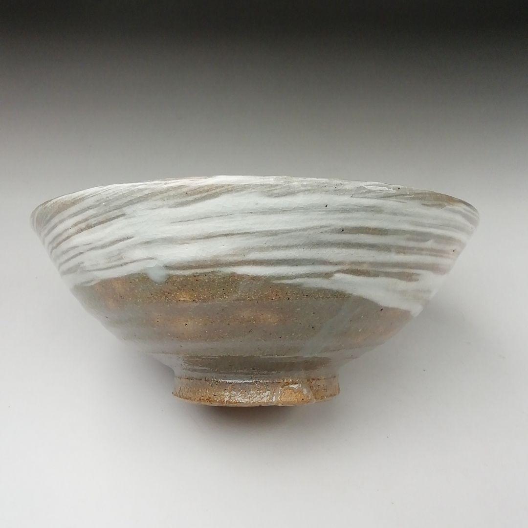 Ｔ３９０　茶碗　『刷毛目　平茶碗』『寿平 造』　共箱　抹茶碗　茶道具