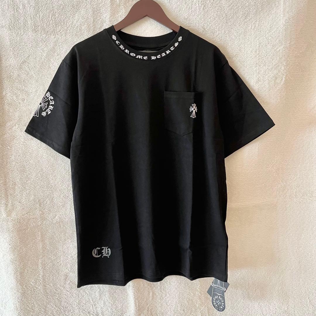 CHROME HEARTS ブラック Tシャツ　Lサイズ