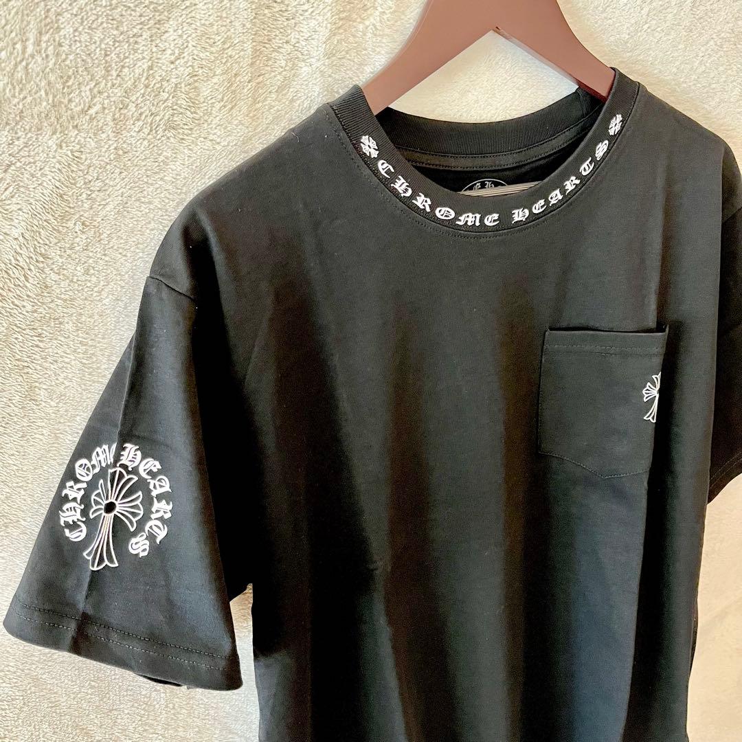 CHROME HEARTS ブラック Tシャツ　Lサイズ