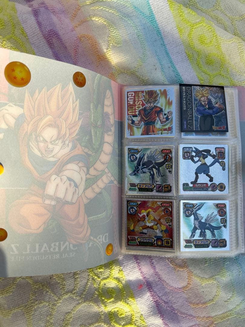 【匿名配送】ドラゴンボール シール列伝　ファイル　シール　ポケモン　シール