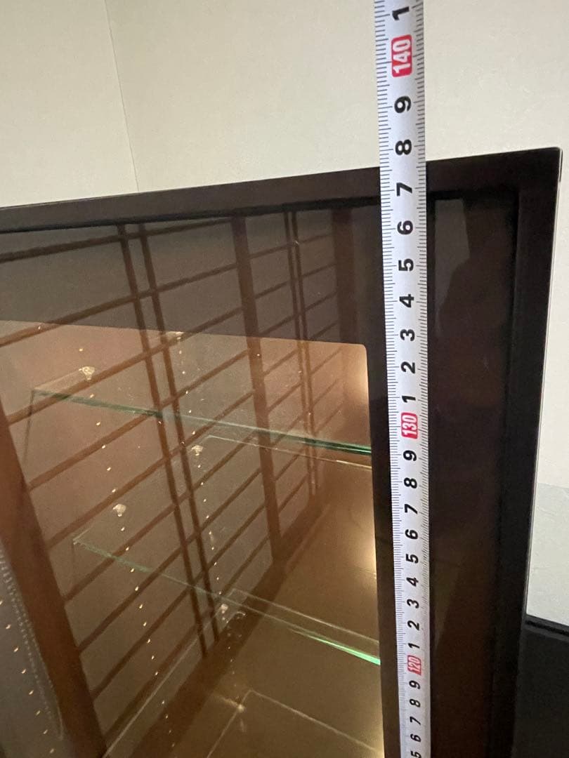 ⭐︎美品　arflex アルフレックス　コンポーザー　木製　ガラスケース 照明付き