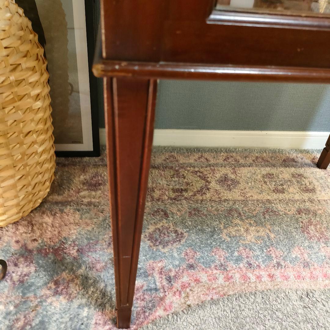 フランス アンティーク調 ガラス天板ディスプレイショーケース ヴィンテージ