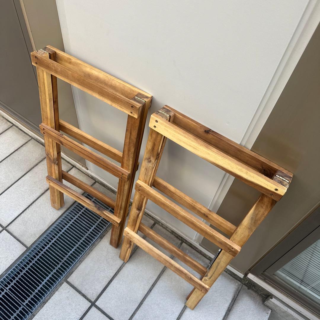 【美品】キッチンテーブル アカシア キッチンラック 木製