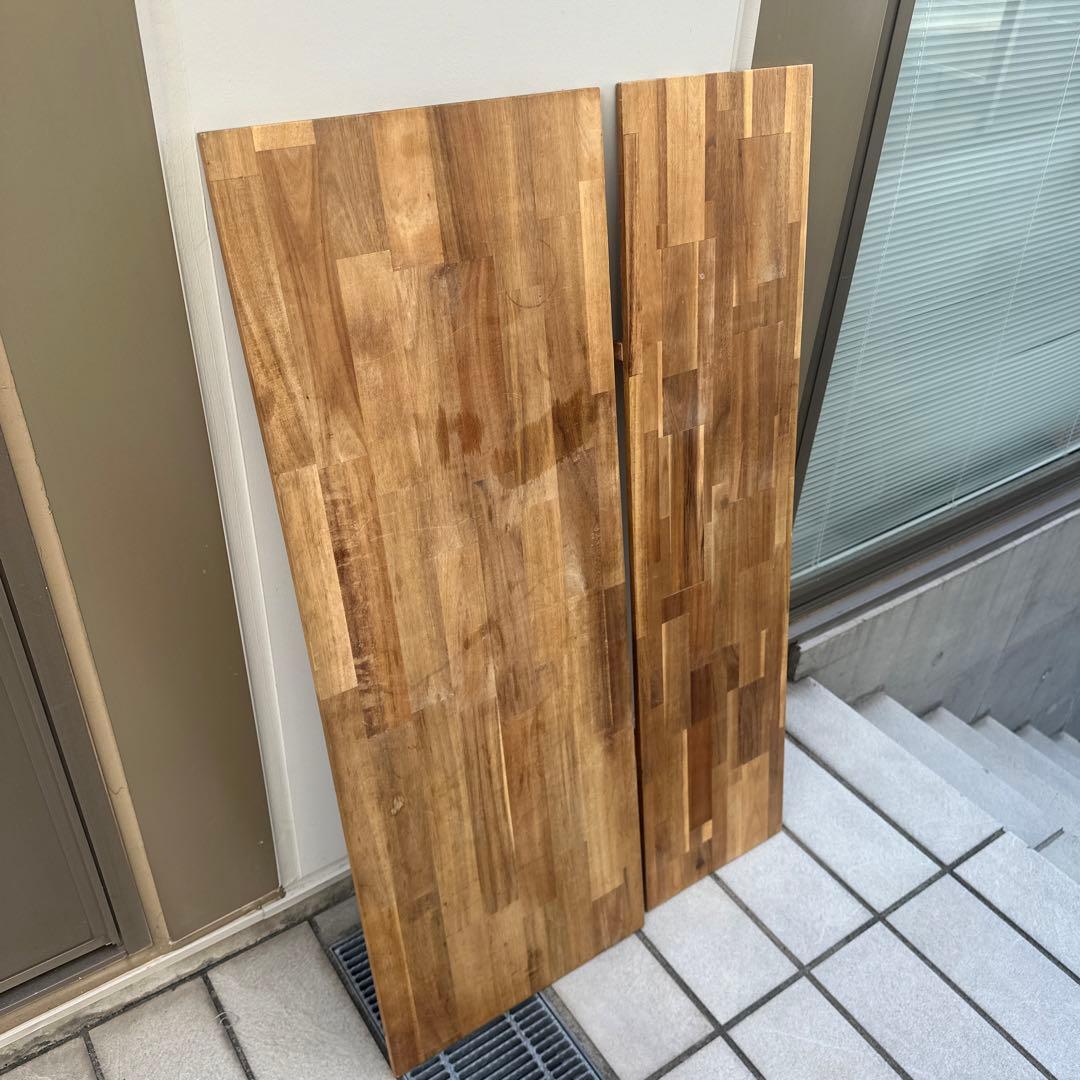 【美品】キッチンテーブル アカシア キッチンラック 木製