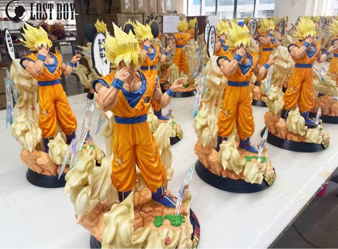 ドラゴンボール 孫悟空 ガレキ ガレージキット スタチューX①④⑨