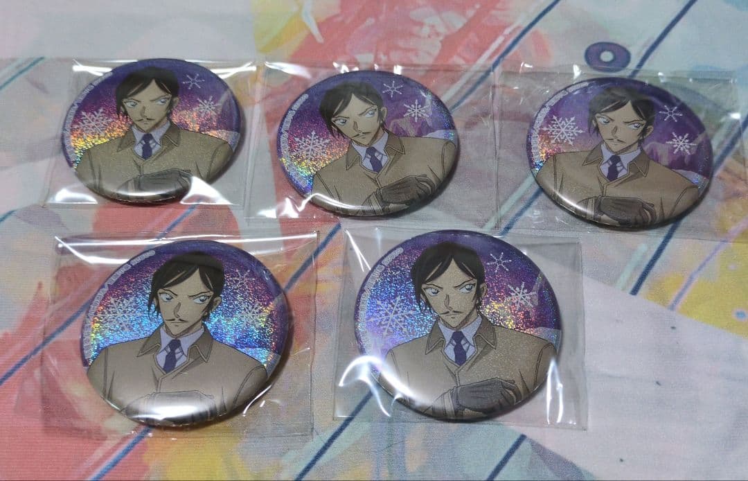 名探偵コナン　諸伏高明　隻眼の残像　缶バッジ　まとめ売り