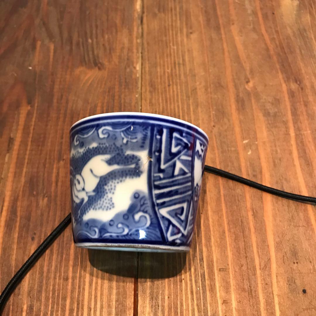 美品　古伊万里　波兎　蕎麦猪口　ソバ猪口　そばちょこ　向付　うさぎ　時代物　丁寧