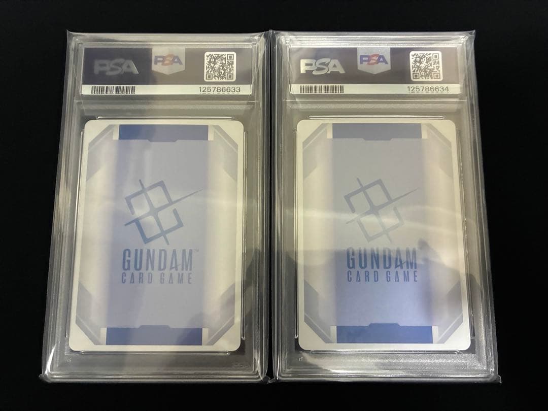 ガンダムカードゲーム　ザクⅡ シャア・アズナブル　　β　パラレル　PSA10