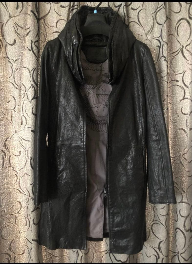 MIDAS レザー　ライダース　ロングジャケット　コート