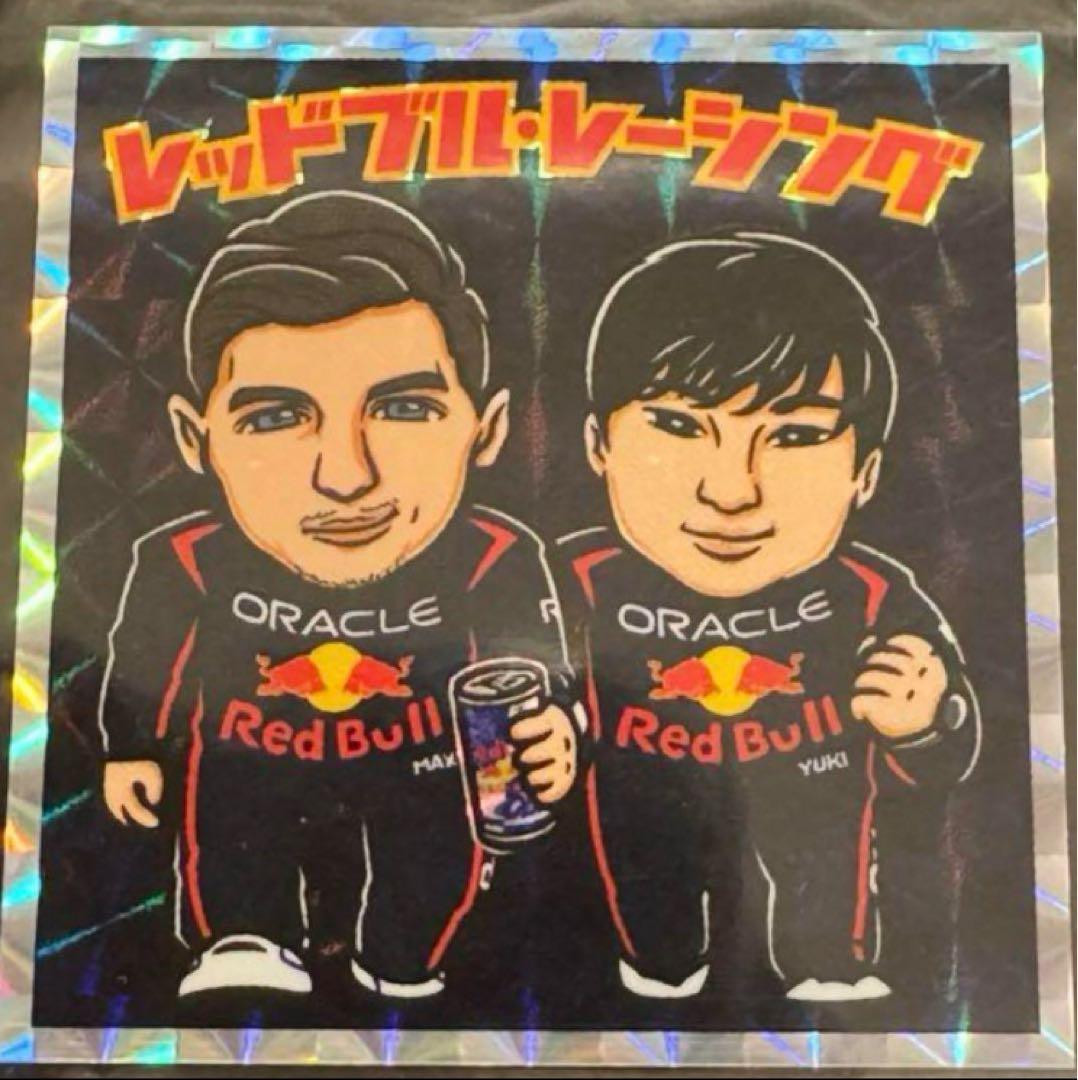 F1 日本GP 2025 レッドブル ドライバーシール　フェルスタッペン 角田