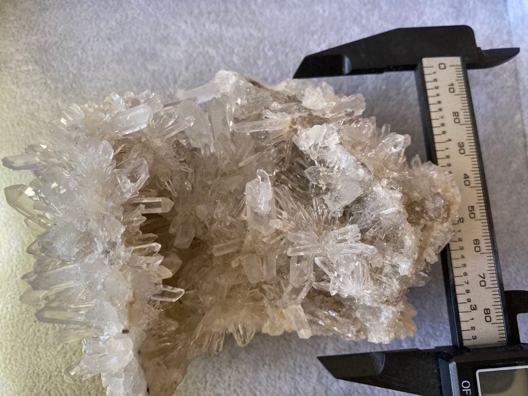 T1013-3最終特価★広西産　結晶花水晶クラスター　天然石　原石　菊花水晶