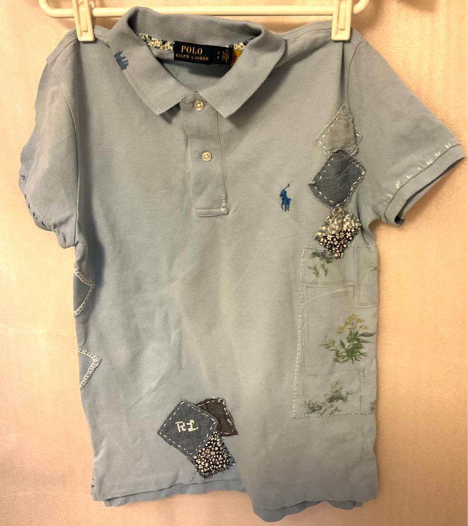 ラルフローレン　パッチワークポロシャツ￼ サイズM￼