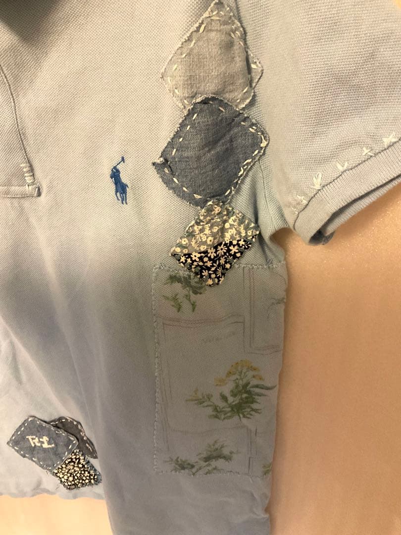 ラルフローレン　パッチワークポロシャツ￼ サイズM￼