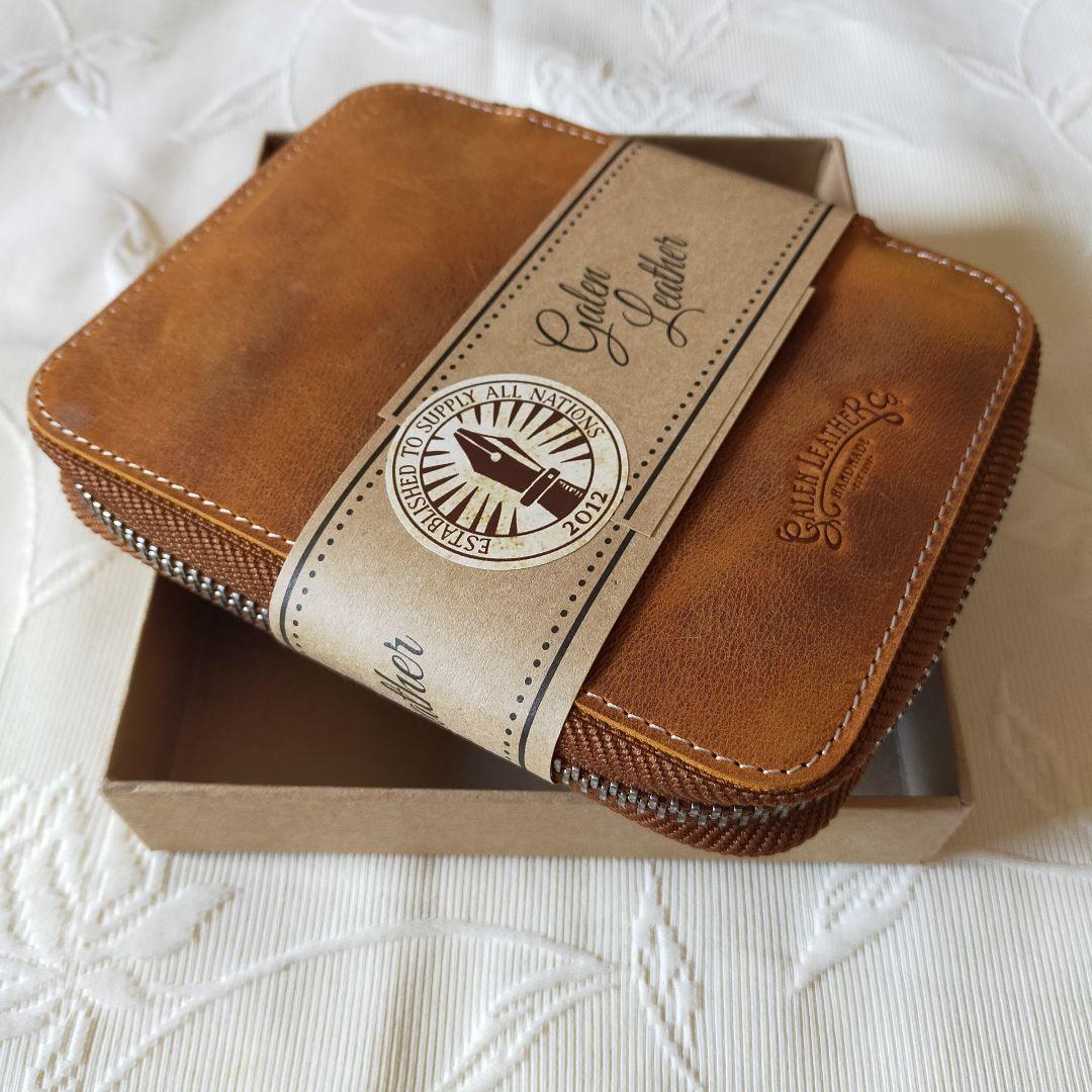 ガレンレザー ペンケース（10本挿し）＊クレイジーホースブラウン＊海外正規品