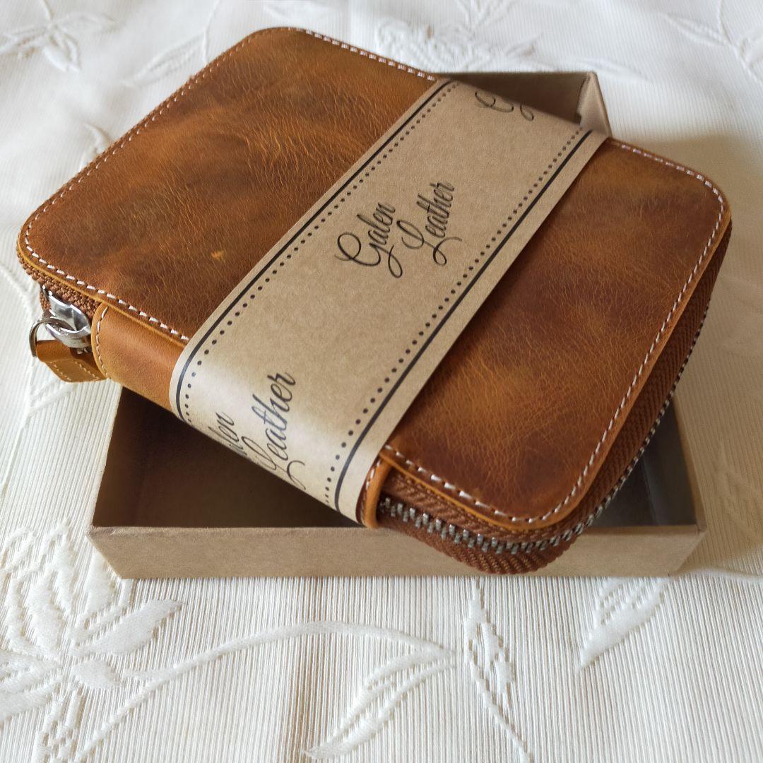 ガレンレザー ペンケース（10本挿し）＊クレイジーホースブラウン＊海外正規品