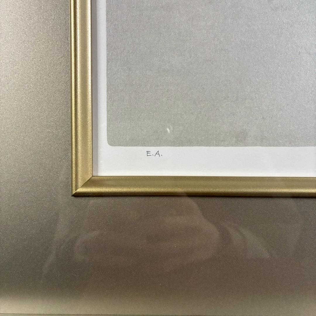 美品 上村淳之「汀」シルクスクリーン 直筆サイン・印章・証明シール有 上村松園