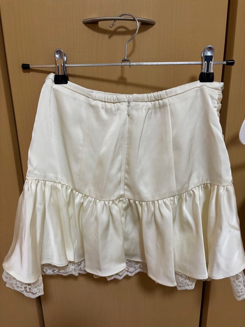 ROBE de FLEURS ドレス　アイボリー　Sサイズ